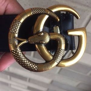 Authentic snake GG gucci belt